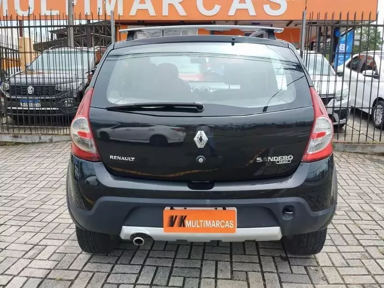 Renault Sandero Preto 6