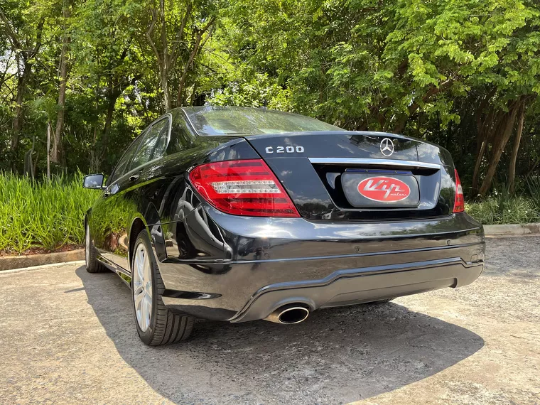 Mercedes-benz C 200 Preto 4