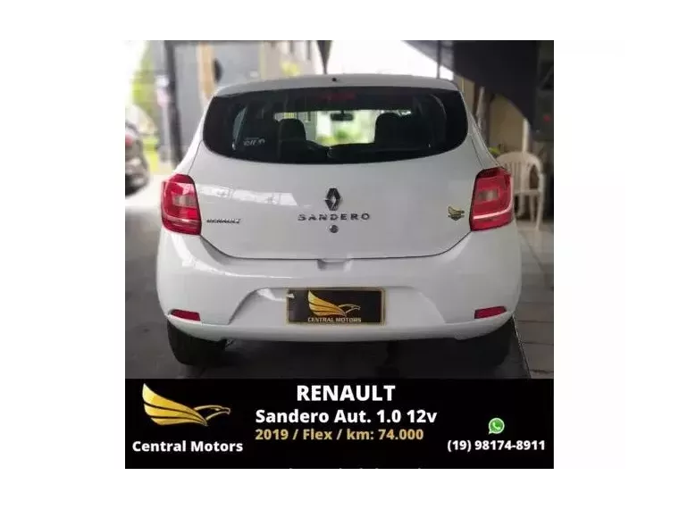 Renault Sandero Branco 4