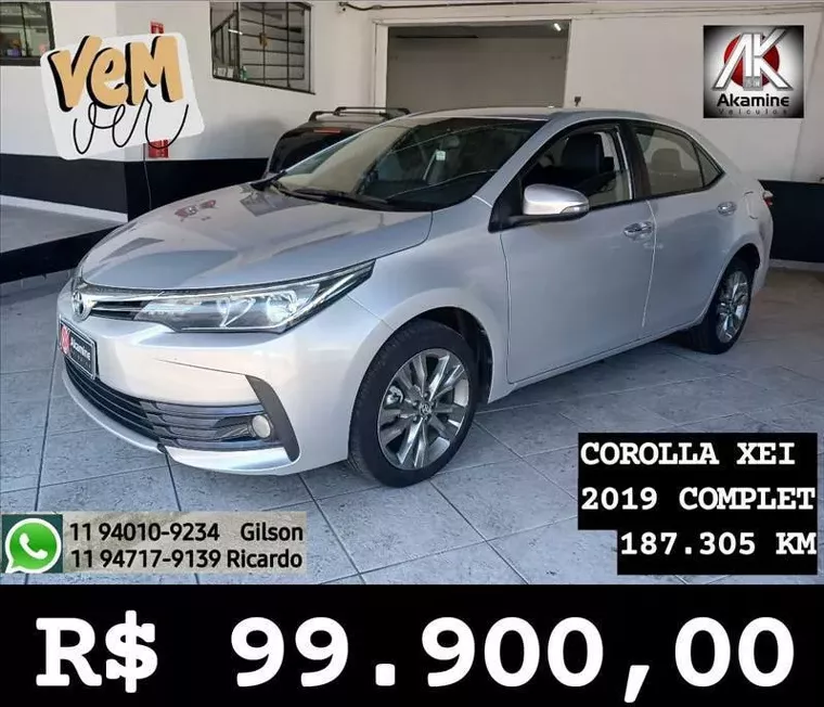 Toyota Corolla Prata 9