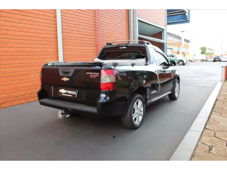 Chevrolet Montana Preto 4