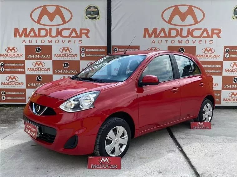 Nissan March Vermelho 8