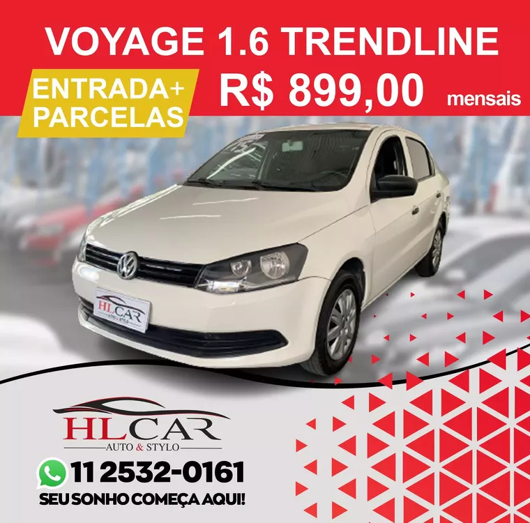 Volkswagen Voyage Branco 9