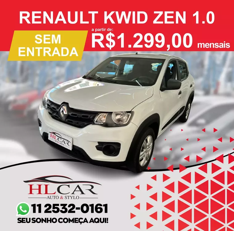 Renault Kwid Branco 6