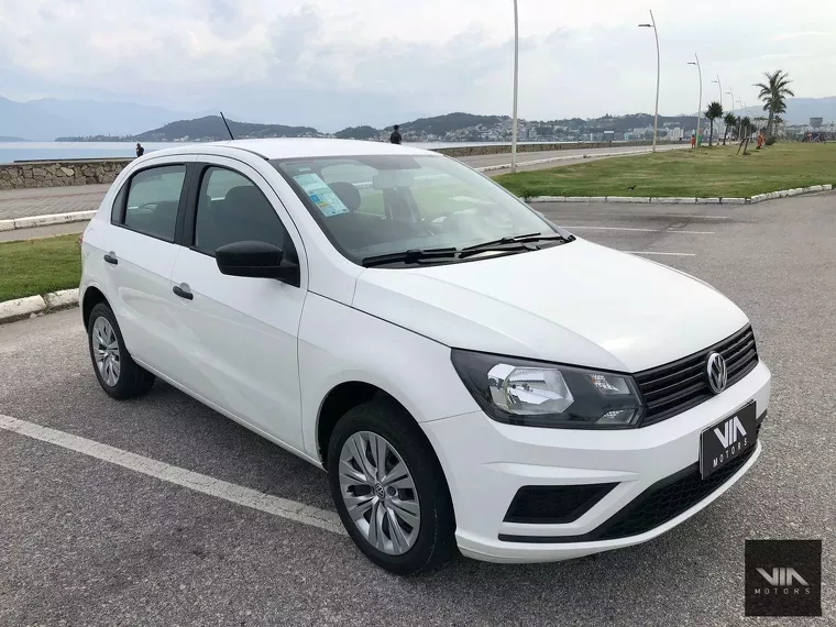 Volkswagen Gol Branco 1