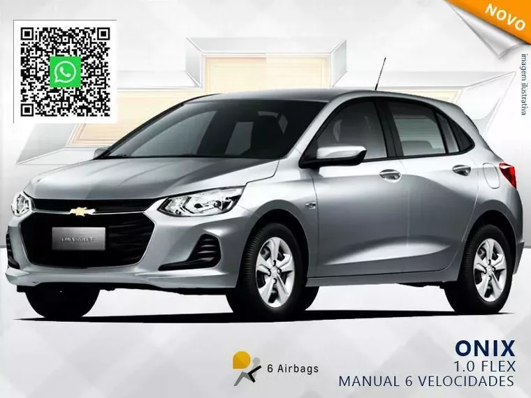 Chevrolet Onix Cinza 4