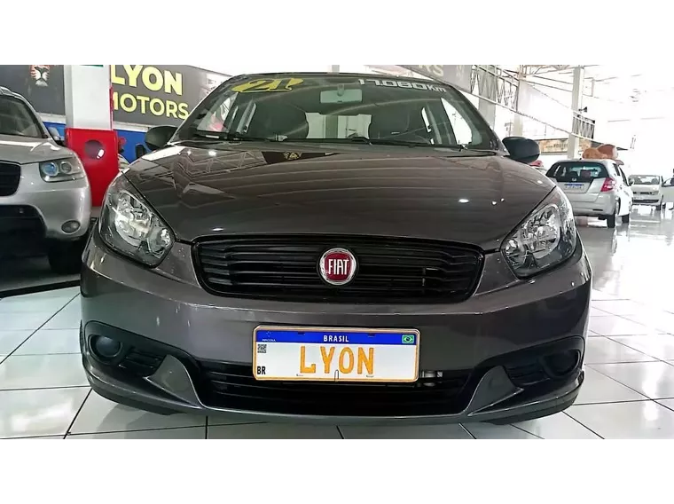 Fiat Grand Siena Cinza 2