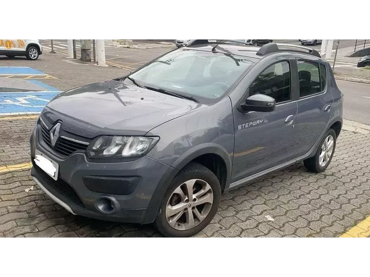 Renault Sandero Cinza 1