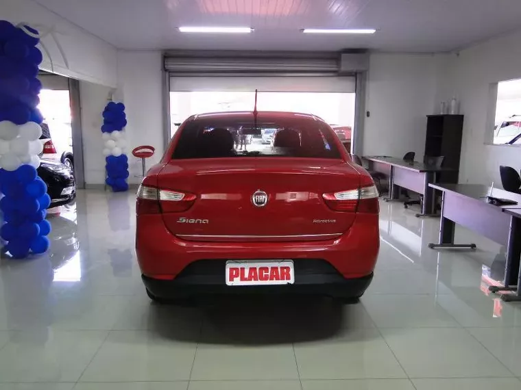 Fiat Grand Siena Vermelho 9