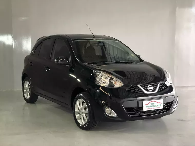 Nissan March Preto 4