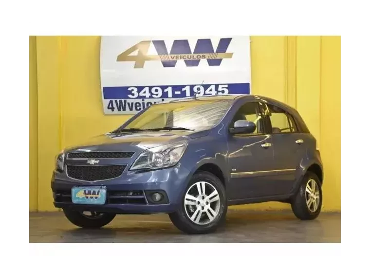 Chevrolet Agile Azul 4