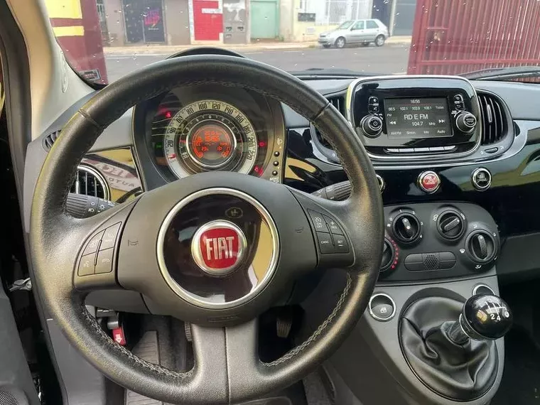 Fiat 500 Preto 2