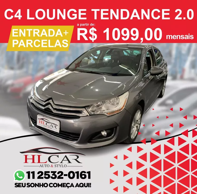 Citroën C4 Lounge Cinza 11