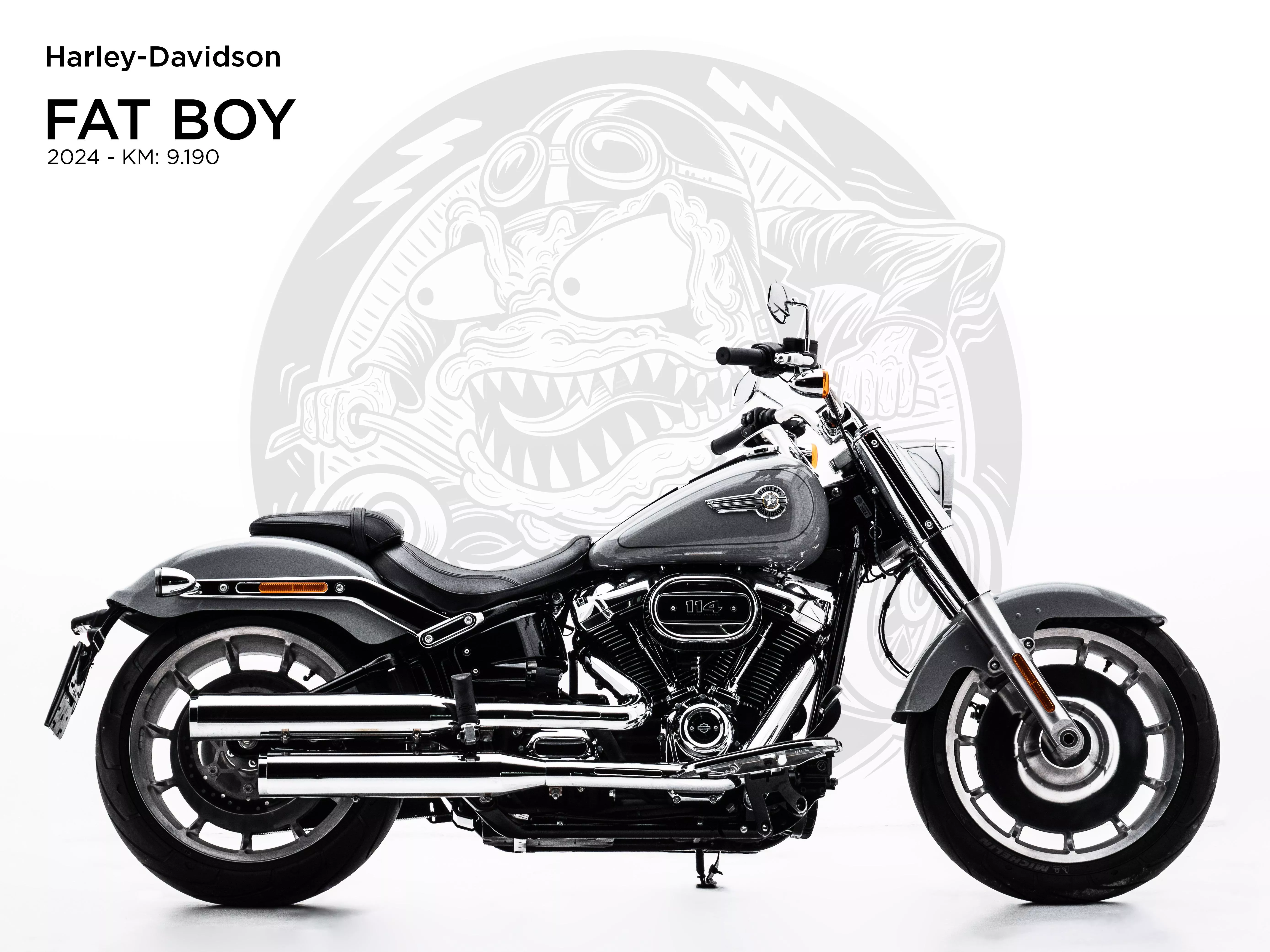 Moto Harley-Davidson Fat Boy 114 SOFTAIL - 2024 - 804573