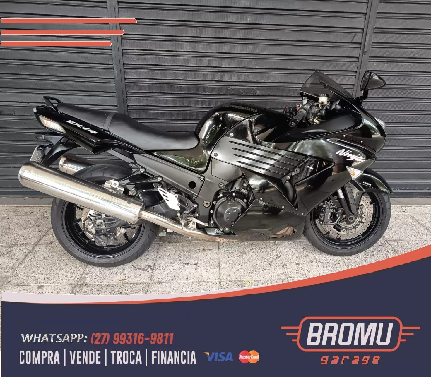 Moto Kawasaki Ninja ZX-14 1400 - 2011 - 792372 - Vitória ES | Moto